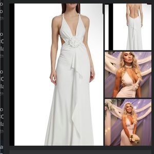 Rony Kobo floor length white dress size xsmall ( fits like a small )